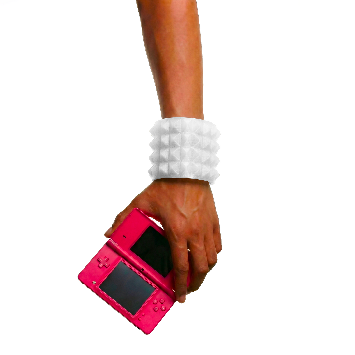 .:. 7. WHITE FLEX SPIKE BRACELET .:.