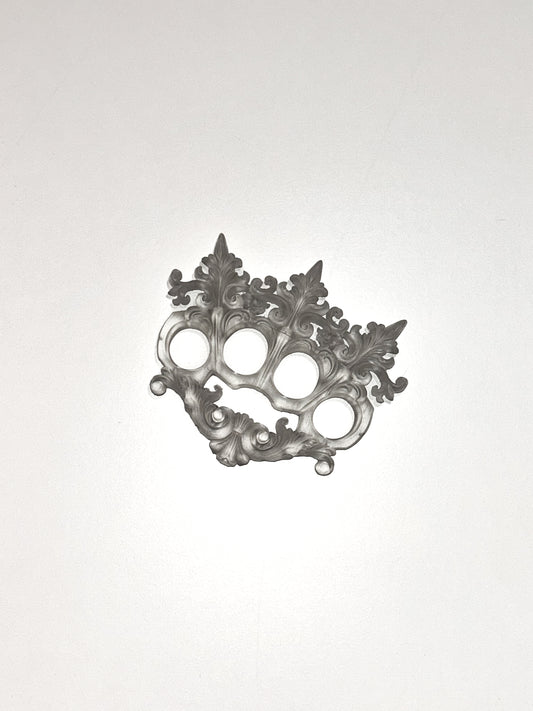 .:. (08) TRANSPARENT RESIN DOLOR ORNAMENTAL KNUCKLE .:.